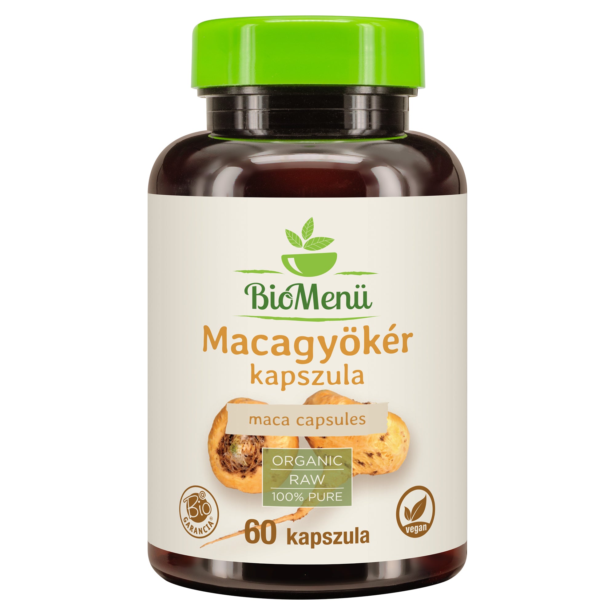 BioMenü Maca koreň kapsuly pre energiu a vitalitu 60 kapsúl - 82863