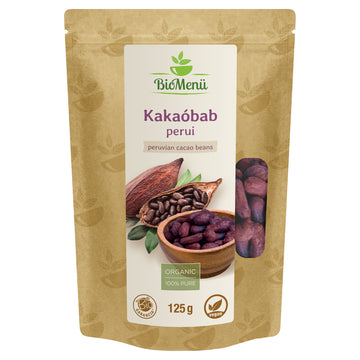 BioMenü drvené kakaové bôby 125 g - 42912