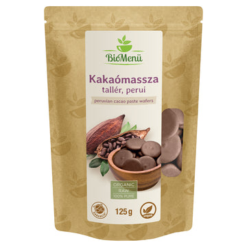 BioMenü Bio peruánske kakaové plátky 125 g - 82857