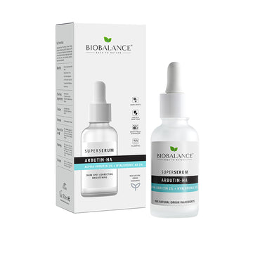 Biobalance supersérum na tvár s arbutínom a 4d hyalurónovou kyselinou 30 ml