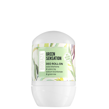 Biobaza Green Tea Sensation prírodný dezodorant roll-on 50 ml - 93028