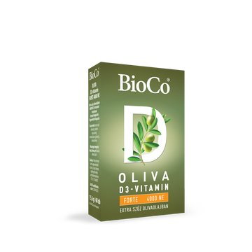 BioCo OLIVA D3-vitamín FORTE 4000 IU, 60 mäkkých želatínových kapsúl - 94488