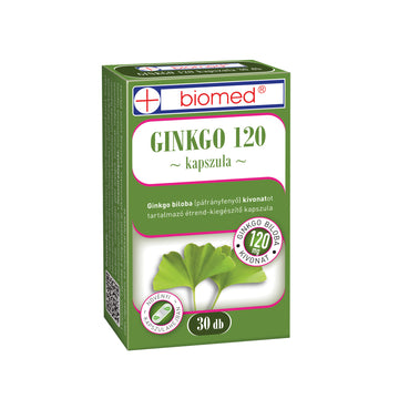 Biomed ginkgo 120 kapsúl 30 šálok