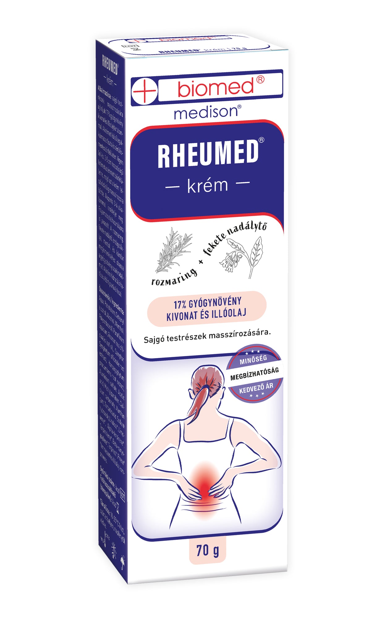 Biomed Rheumed masážny krém 70g - 50156