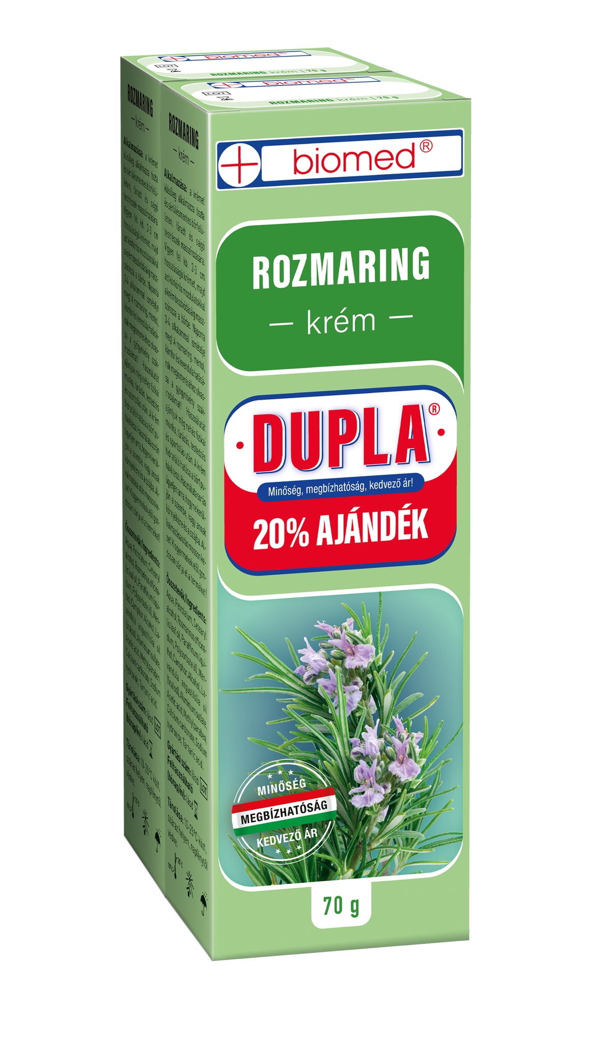 Biomed Rozmarínový krém 140 g - 14537