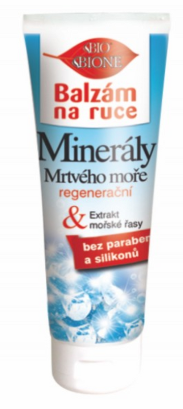 Bione Dead Sea Minerals bioaktívny balzam na ruky s extraktom z morských rias, s ochranou pred UV žiarením 205 ml