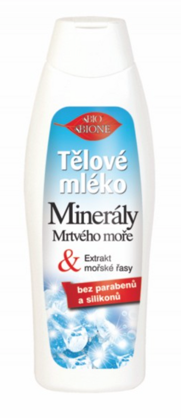 Bione Dead Sea Minerals bioaktívny prípravok na pokožku s extraktom z morských rias, chránený proti UV žiareniu 500 ml