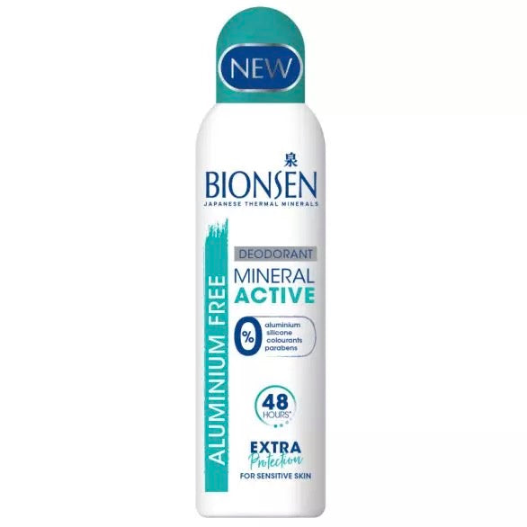 Bionsen Minerálna Ochrana - Aktívny Deodorant v spreji 150 ml - 93036