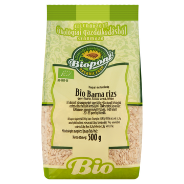 Biopont Bio rýchlovarná hnedá ryža 500 g - 21745