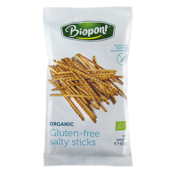 Biopont Slané tyčinky bezlepkové 45 g - 52172