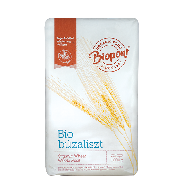 Biopont Bio celozrnná pšeničná múka 1000 g - 14850