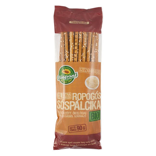 Biopont Bio extra dlhé špaldové tyčinky so sezamom a soľou 90 g - 34157