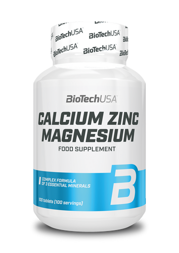 BioTechUSA Calcium Zinc Magnesium 100 tabliet - 20053