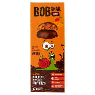 Bob Snail mangové kúsky v mliečnej čokoláde 30 g - 88371