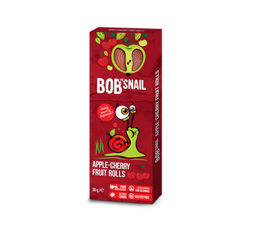 Bob Snail Jablkovo-čerešňové ovocné rolky 30 g - 88359