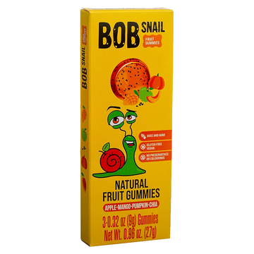 Bob Snail ovocná želé jablko-mangové pečivo 27 g