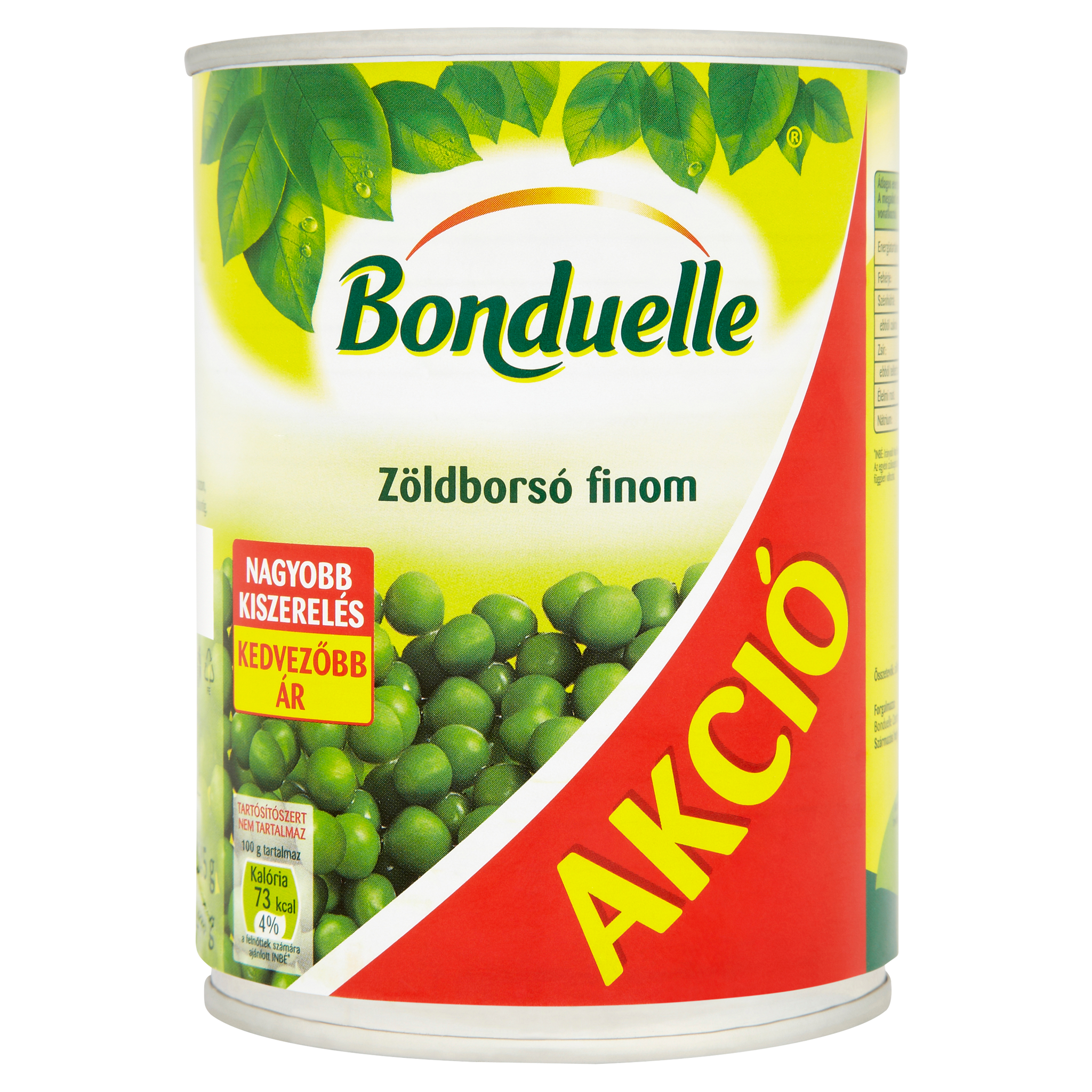 Maxipack z zeleného treska Bonduelle 545 g