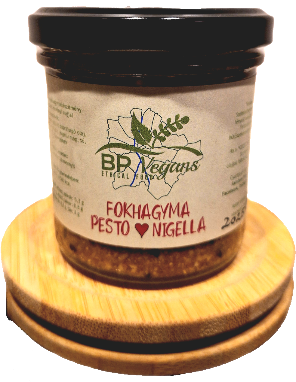 BP Vegans Cesnakové pesto s čiernym kmínom 150 g - 97680