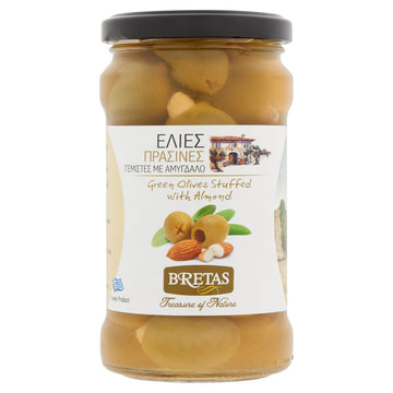 Zelené amandulky s olivovými plodinami 314 ml