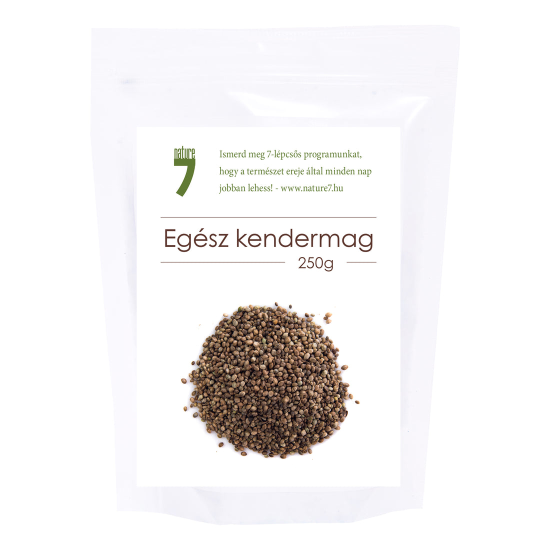 Bulk Shop Celé konopné semienka, 250 g - 90877