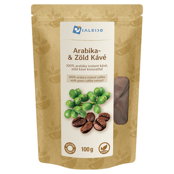 Caleido Instantná káva Arabica so zeleným kávovým extraktom 100 g - 29054