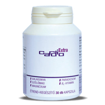 Cardio extra galagóna, hroznové semená, horčík, paradajka, vitamín b6 - doplnkové kapsuly 30 kusov