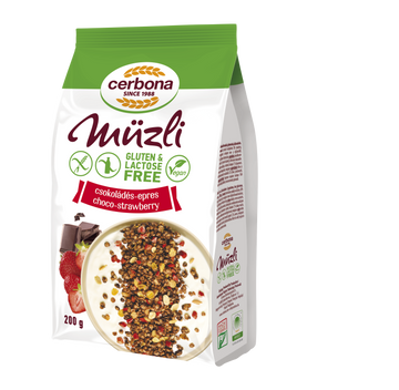 Čokoládové jahody Cerbona bez gluténu 200 g