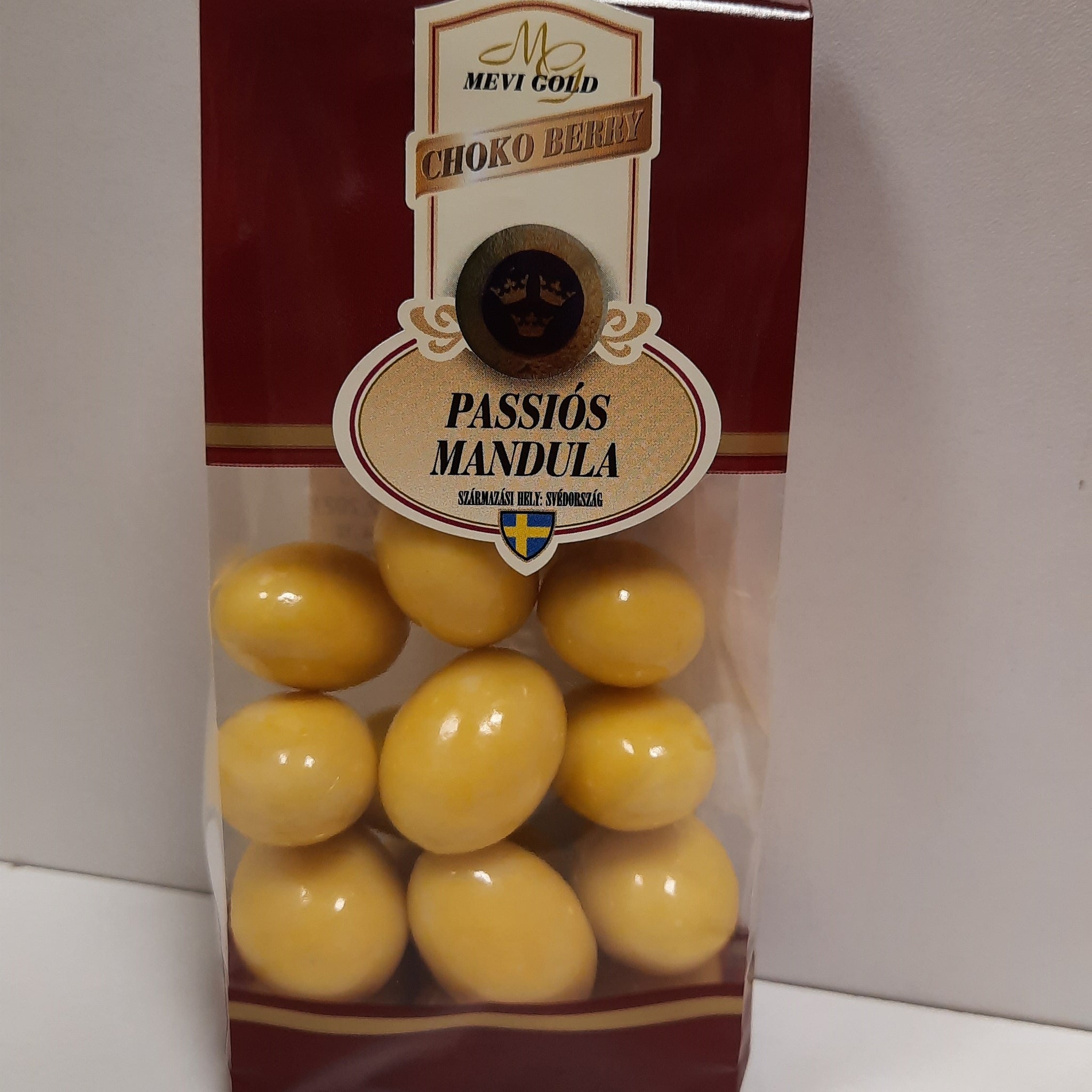 Choko Mandle v bielej čokoláde s príchuťou exotickej mučenky 80 g - 85410