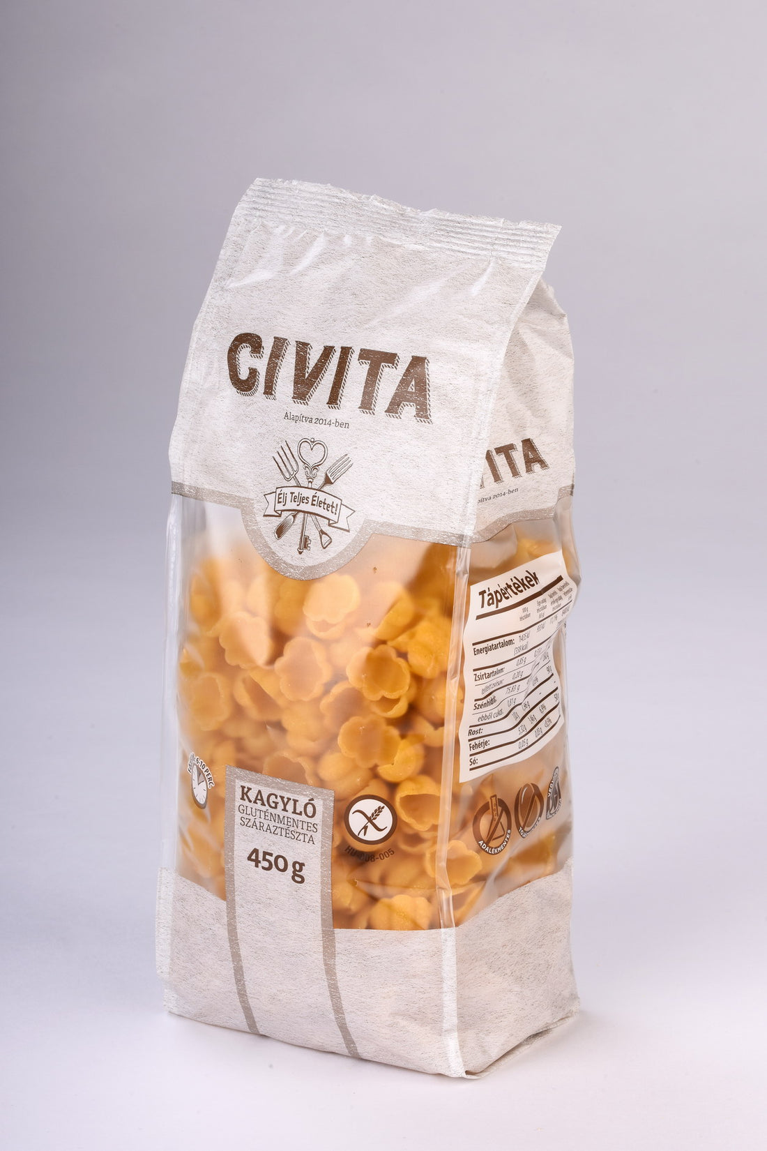 Civita kukuričné cestoviny mušličky 450 g - 43754