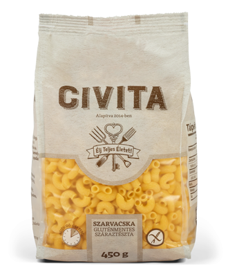 Civita kukuričné cestoviny kolienka 450 g - 43757