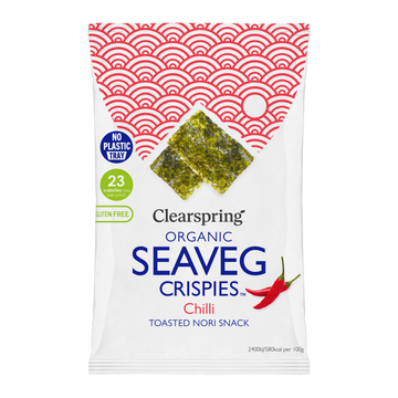 Clearspring Organic Seaveg Crispies s chilli príchuťou 4 g - 95953