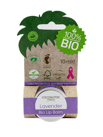 Coconutoil cosmetics bio lip balzam lavandule 10 ml