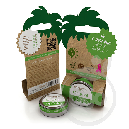 Coconutoil Cosmetics prírodný balzam na pery 10 ml - 47288