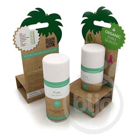 Coconutoil Cosmetics Pure Bio guličkový dezodor 50 ml - 47292