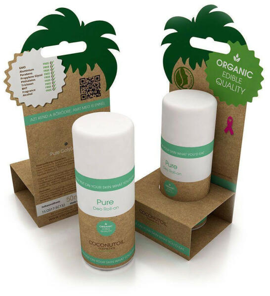 Coconutoil Cosmetics Pure Bio guličkový dezodor 50 ml - 47292