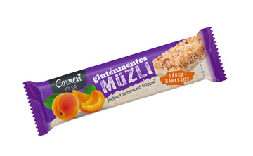 Cornexi bezgluténové muesli so žltenou broskou, jogurtové mliečne podložky 25 g
