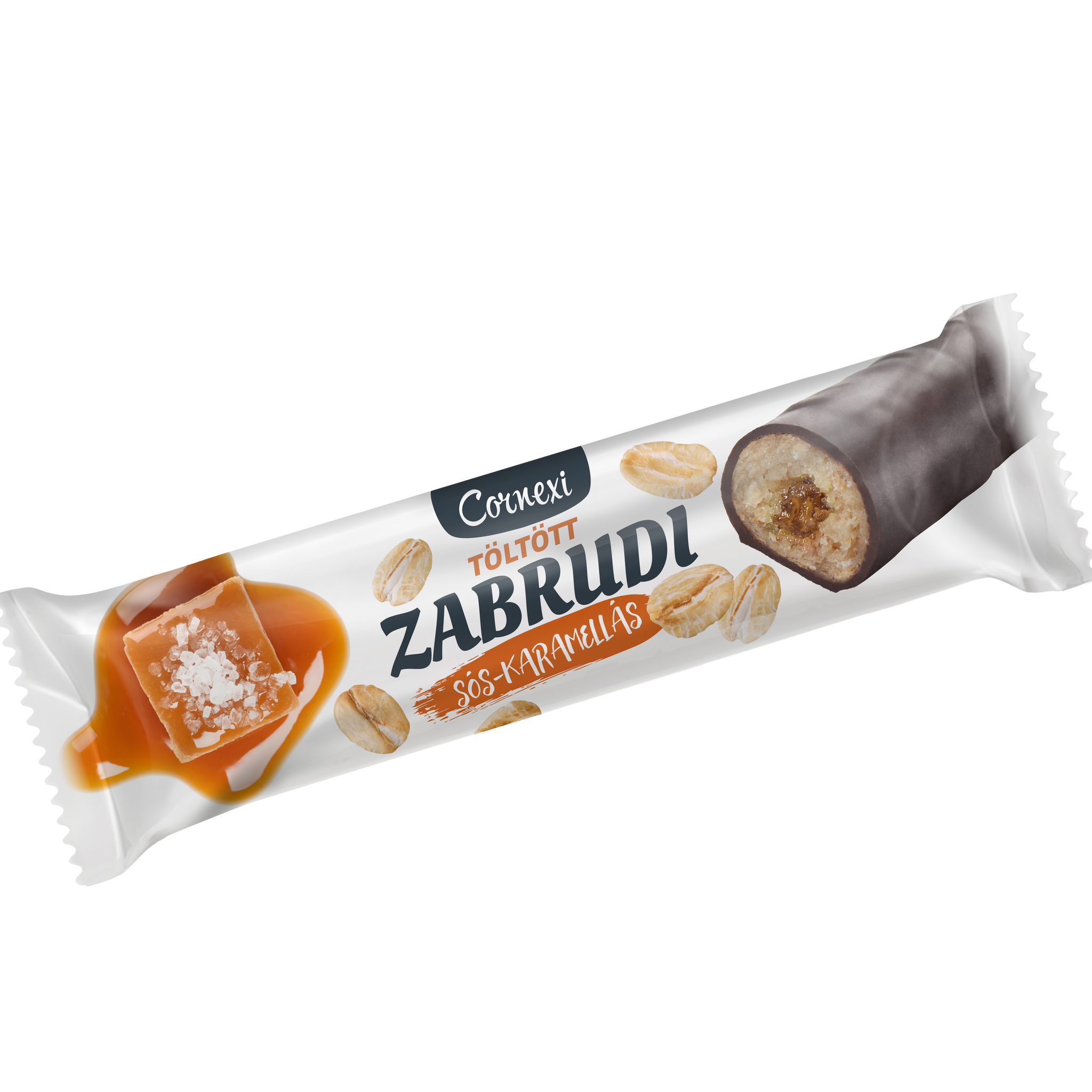 Cornexi zabruďová soľ s karamelovou náplňou a zabruď s kakaovým povlakom 30 g