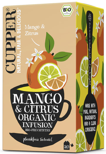 Cupper Ovocný čaj Mango a Citrus 36 g - 94797