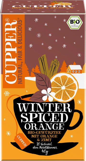 Cupper Bio Zimná Infúzia Pomaranč-Škorica 40 g - 91603