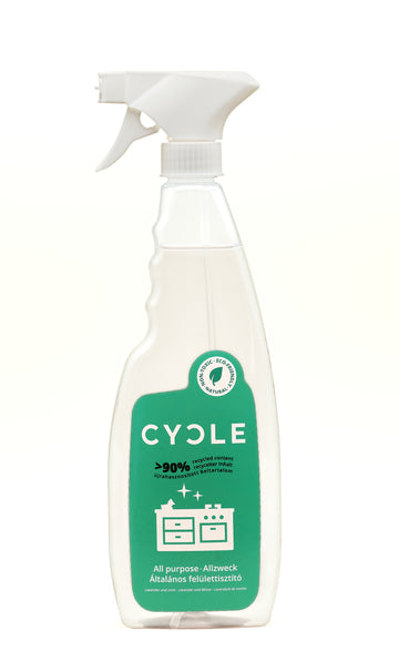 Cycle všeobecný čistiaci prostriedok na povrch s rozprašovačmi Lavandula a menta 500 ml