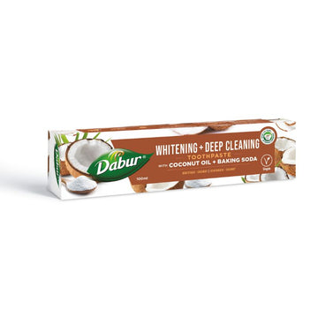 Dabur bylinný zubný krém s bezfluórovaným kokosovým olejom a sodou 100 ml
