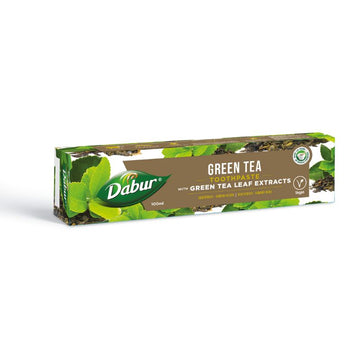 Dabur bylinná zubná krém s bezfluórovaným zeleným čajom 100 ml