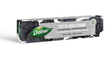 Dabur herbal whitening tooth cream with activated carbon with organic ingredient 100 ml Dabur herbal whitening tooth cream with activated carbon with organic ingredient 100 ml Dabur herbal whitening tooth cream with activated carbon with organic ingred...