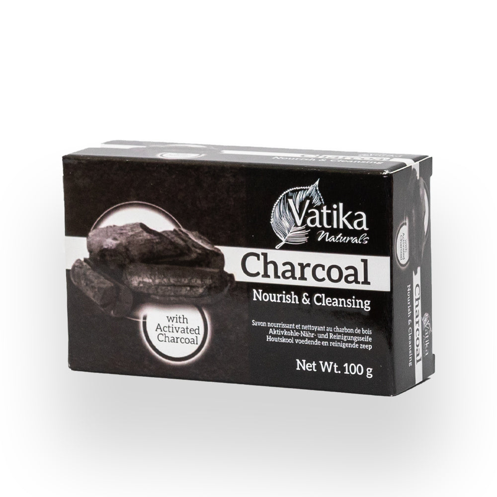 Dabur Vatika DermoViva Charcoal čistiace mydlo 100 g - 96608