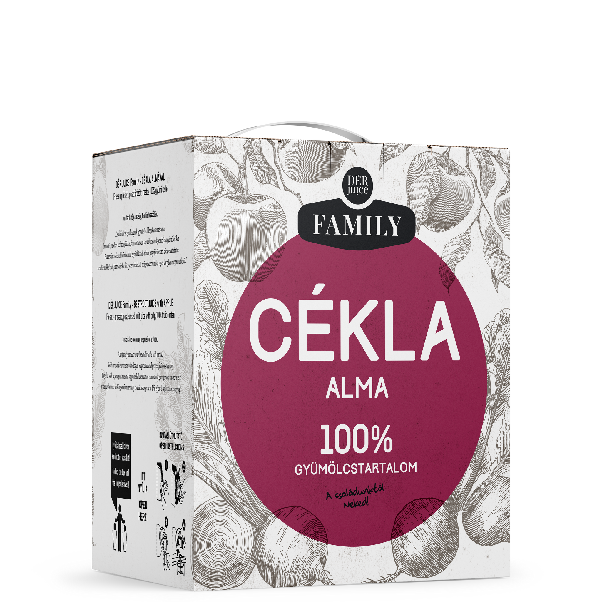 Dér juice family cviklovo-jablková šťava 3000 ml - 47231