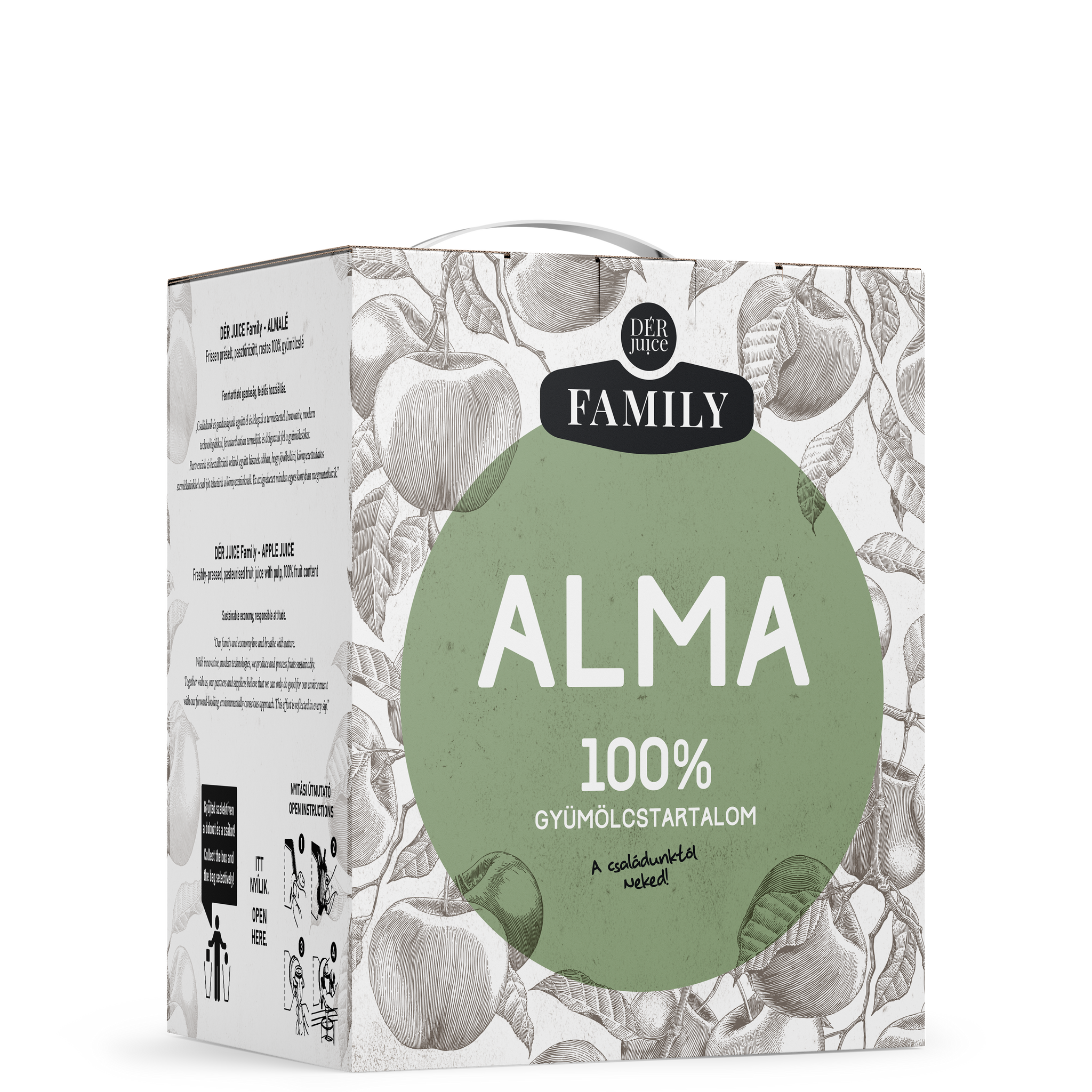 Dér Juice 100% jablková šťava 3000 ml - 50630