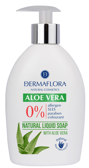 Dermaflora 0% tekuté mydlo aloe vera 400 ml