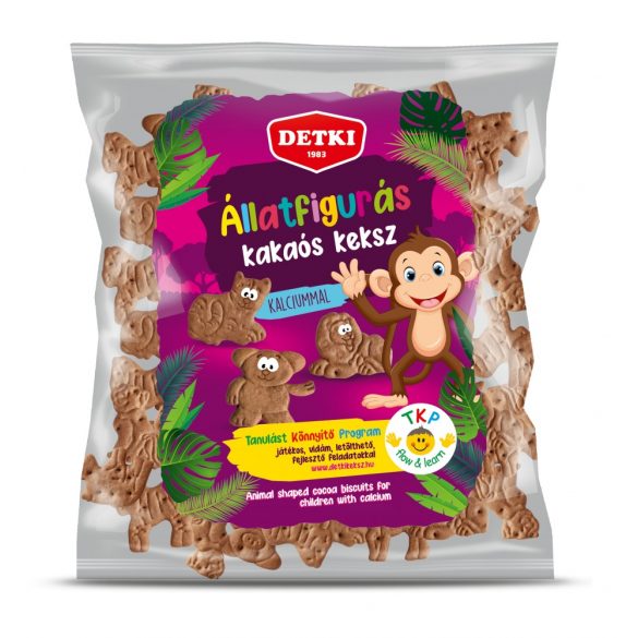 Detki kakaové sušienky s figúrkami zvieratiek s vápnikom 160 g - 88723