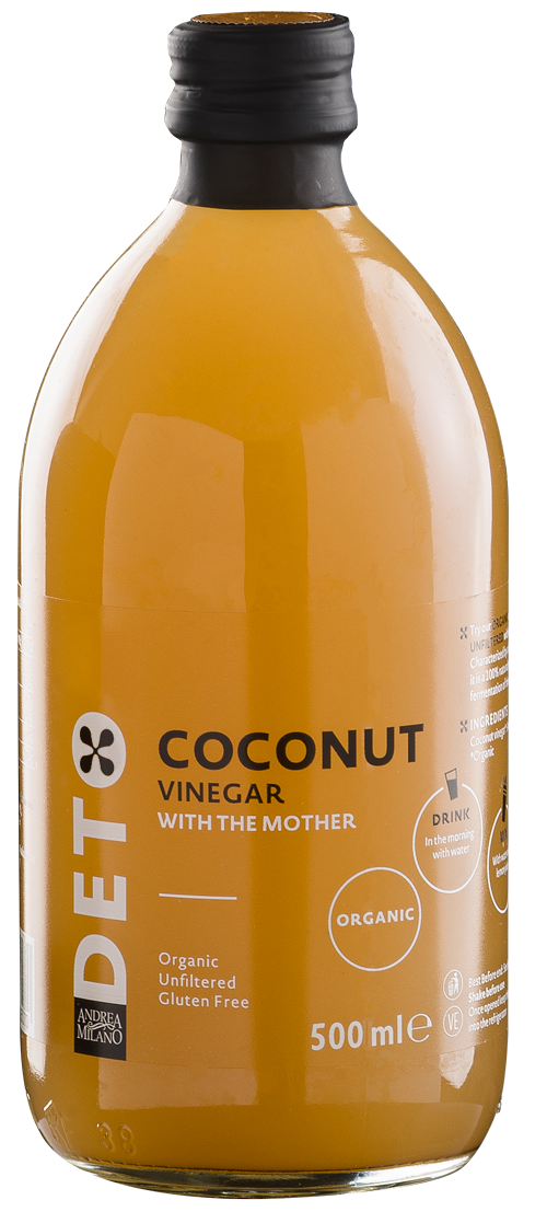 DETO Bio nefiltrovaný kokosový ocot 500 ml - 90598