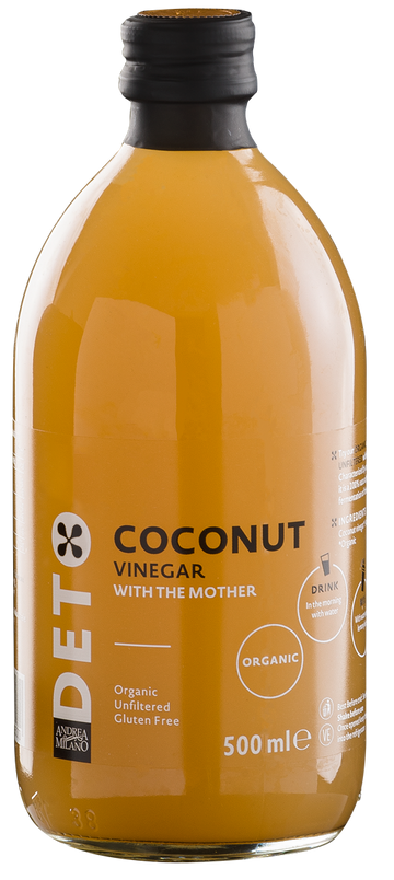 DETO Bio nefiltrovaný kokosový ocot 500 ml - 90598